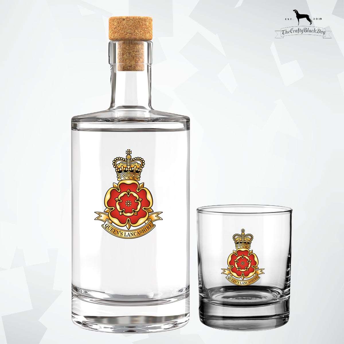 Queen's Lancashire Regiment - Fill Your Own Spirit Bottle