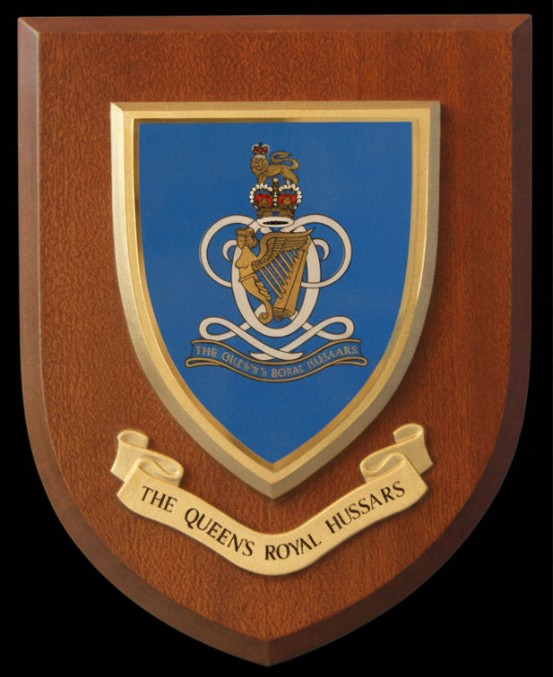 The Queen's Royal Hussars (QRH) - Wall Shield Plaque | MOD Licensed Seller