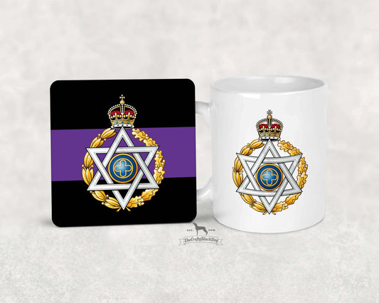 Royal Army Chaplains' Department Jewish  - Mug and Coaster Set KC