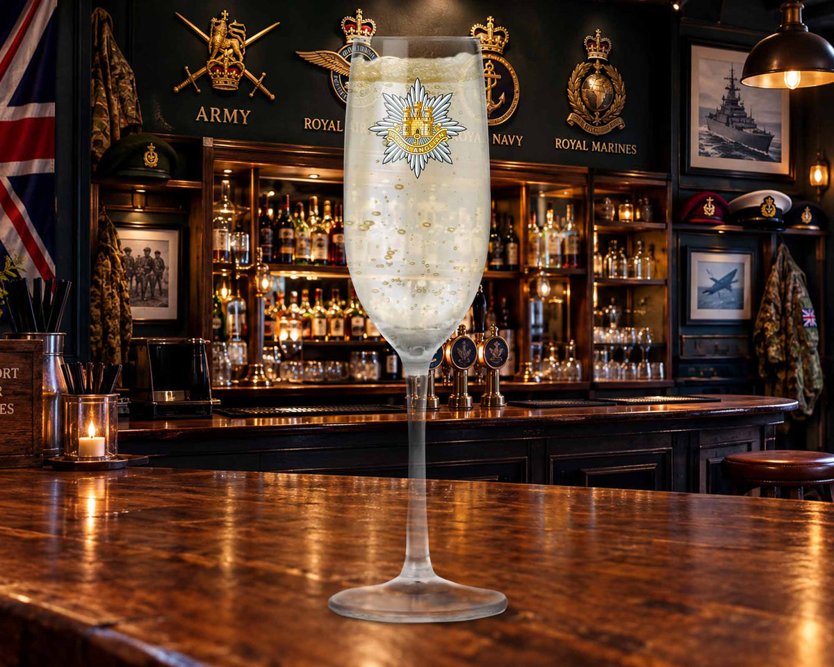 Royal Anglian Regiment - Champagne/Prosecco Flute Glass