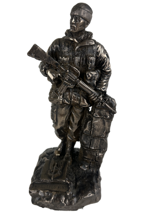 SAS Special Air Service Trooper – Cold Cast Bronze Military Statue