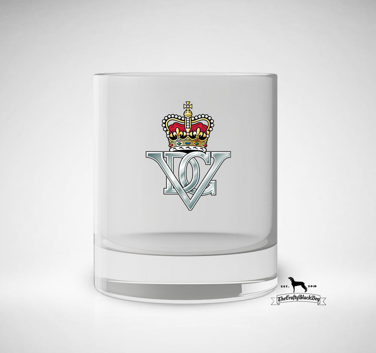 5th Royal Inniskilling Dragoon Guards - Whiskey/Spirit Glass