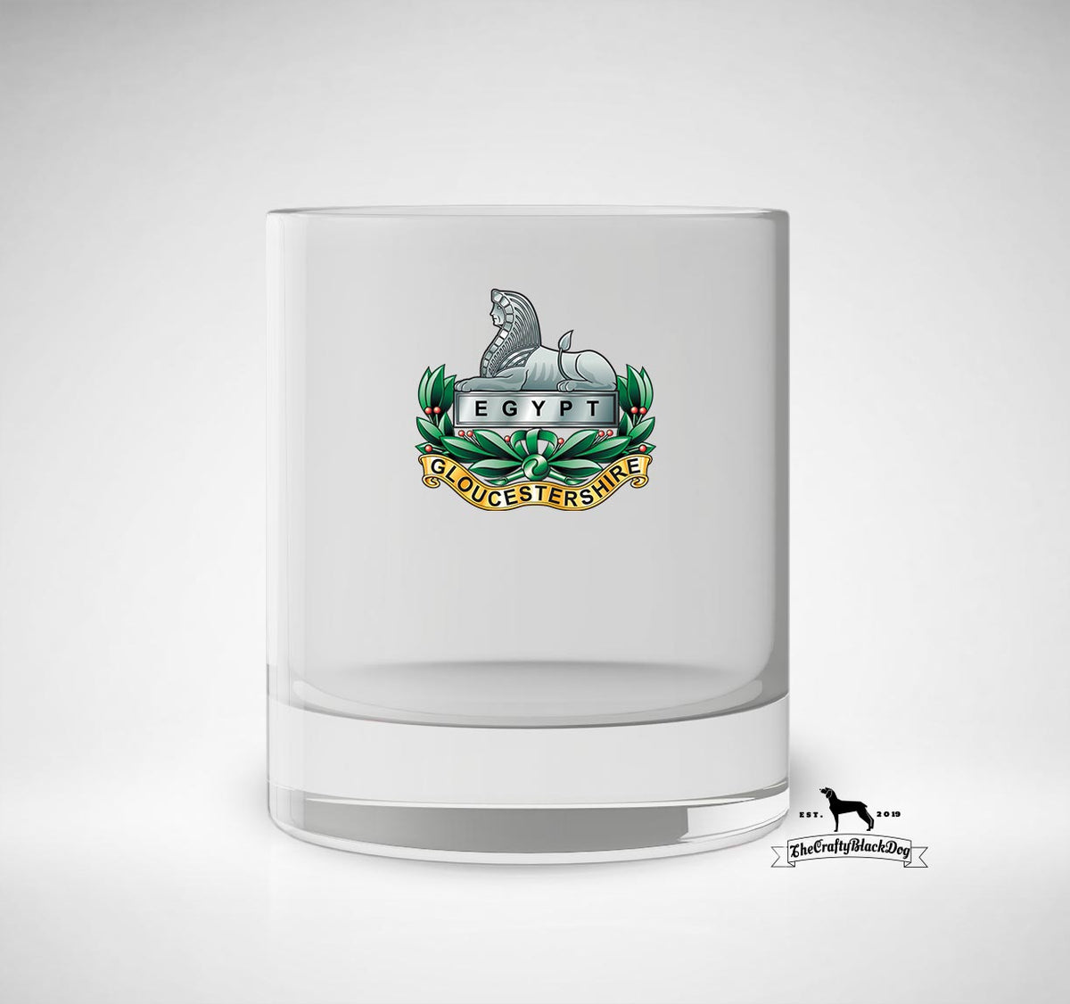 Gloucestershire Regiment - Whiskey/Spirit Glass