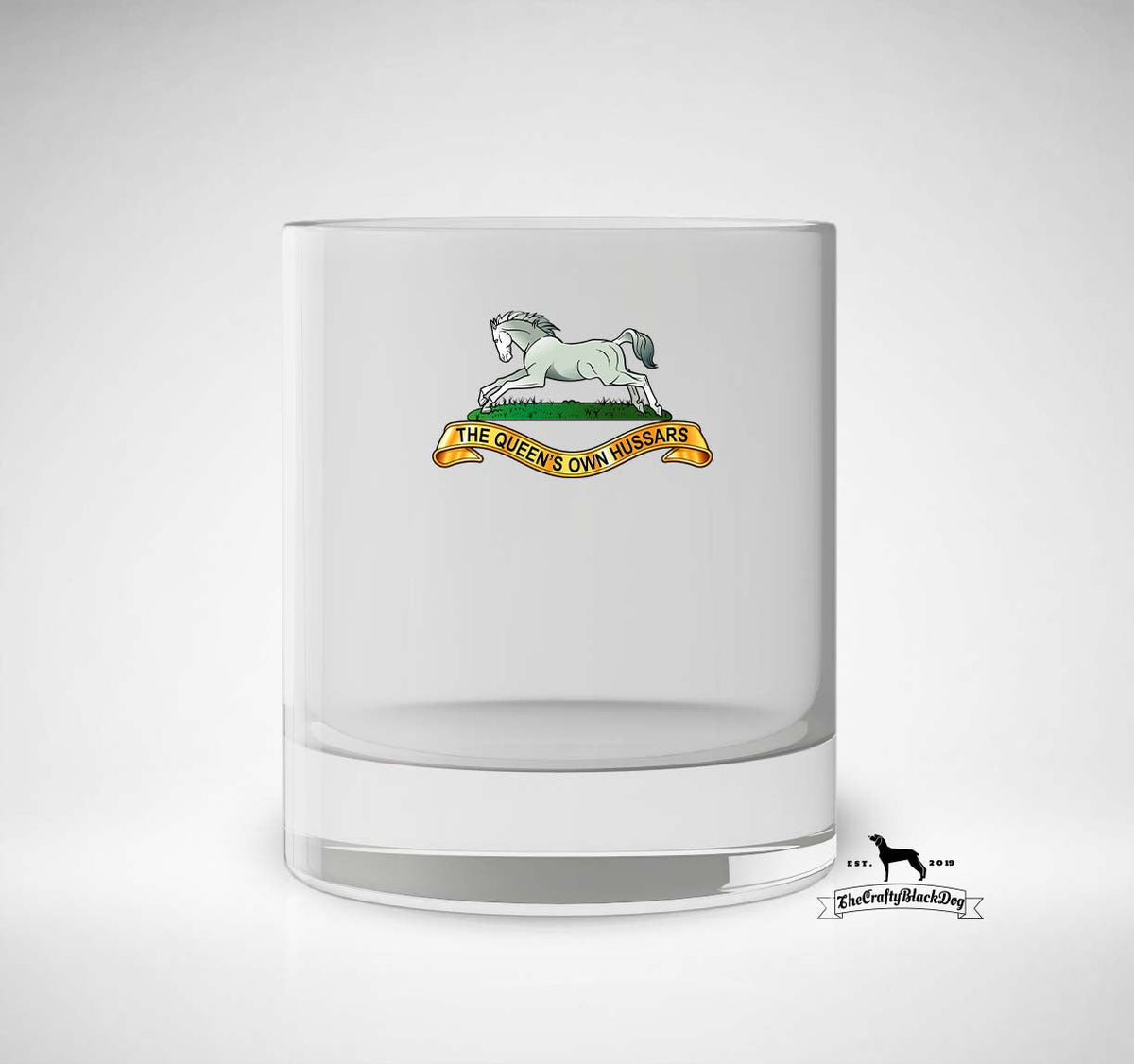 Queen's Own Hussars - Whiskey/Spirit Glass