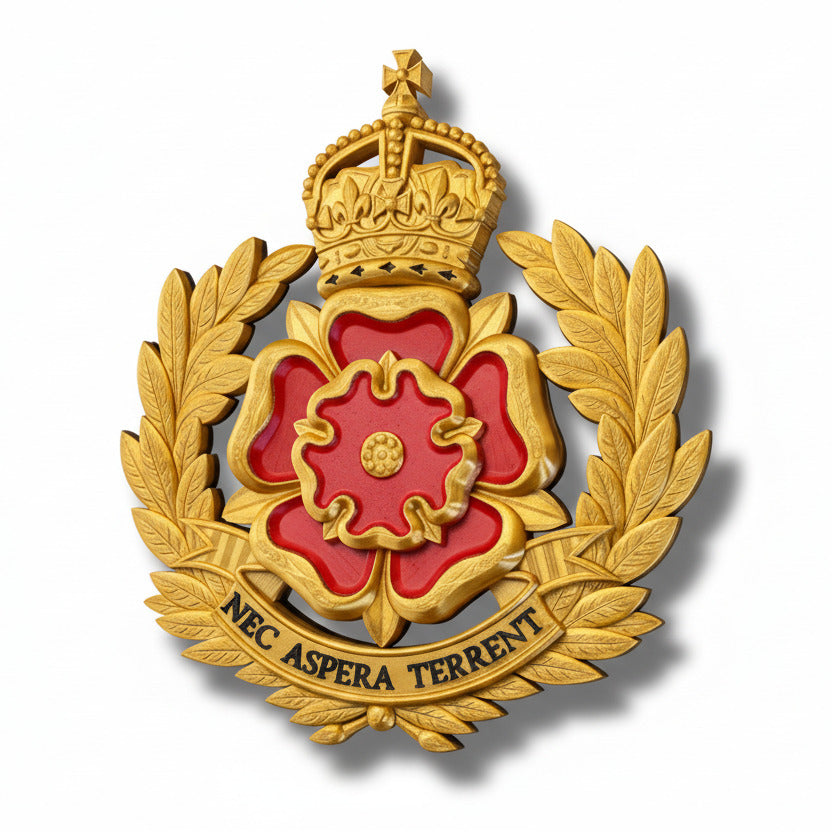 Duke of Lancaster's Regiment King's Crown Cap Badge | Officially Licensed