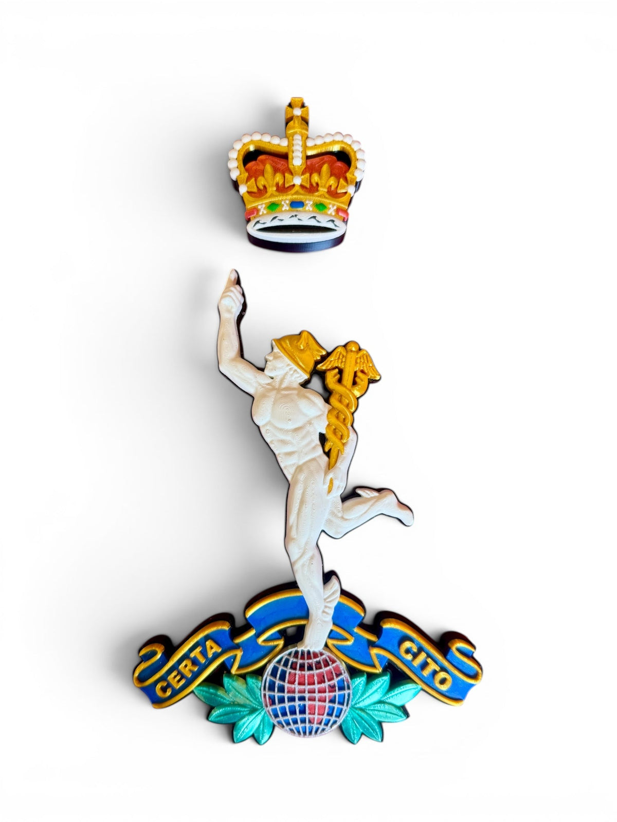 Royal Corps of Signals Queen's Crown Cap Badge | Officially Licensed