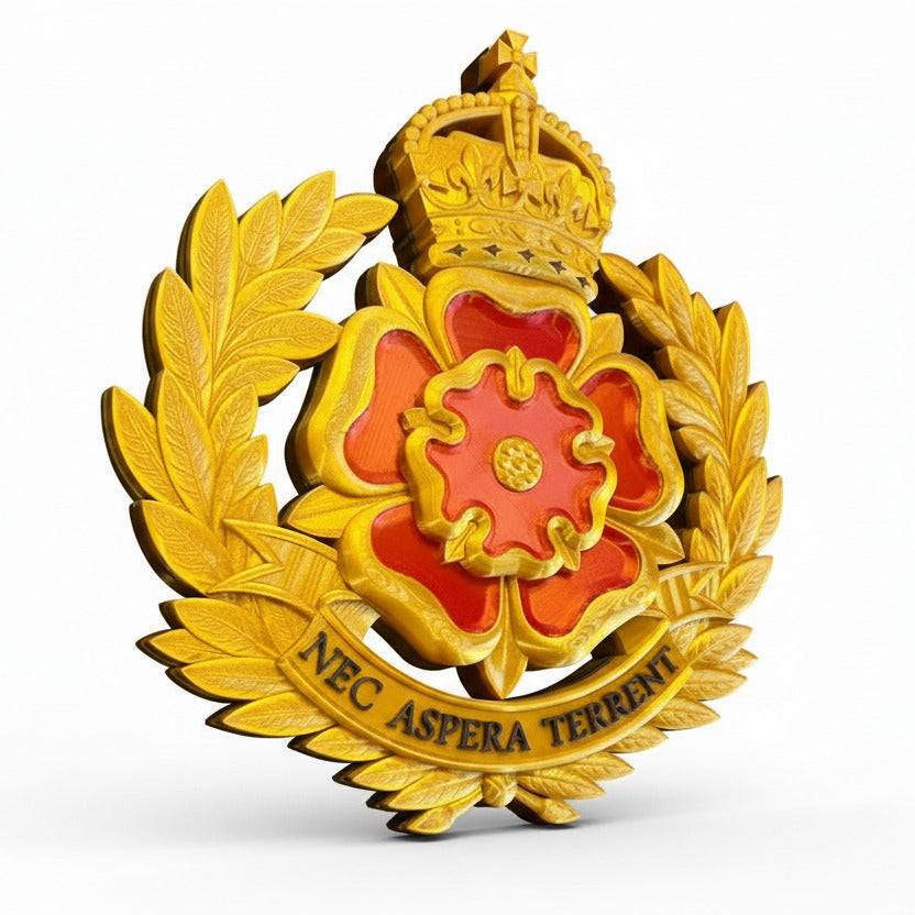 Duke of Lancaster's Regiment King's Crown Cap Badge | Officially Licensed