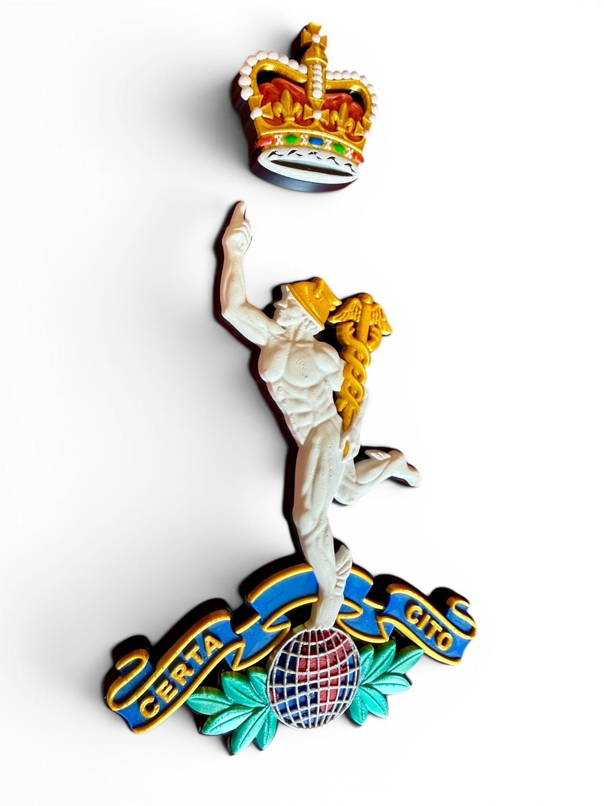 Royal Corps of Signals Queen's Crown Cap Badge | Officially Licensed
