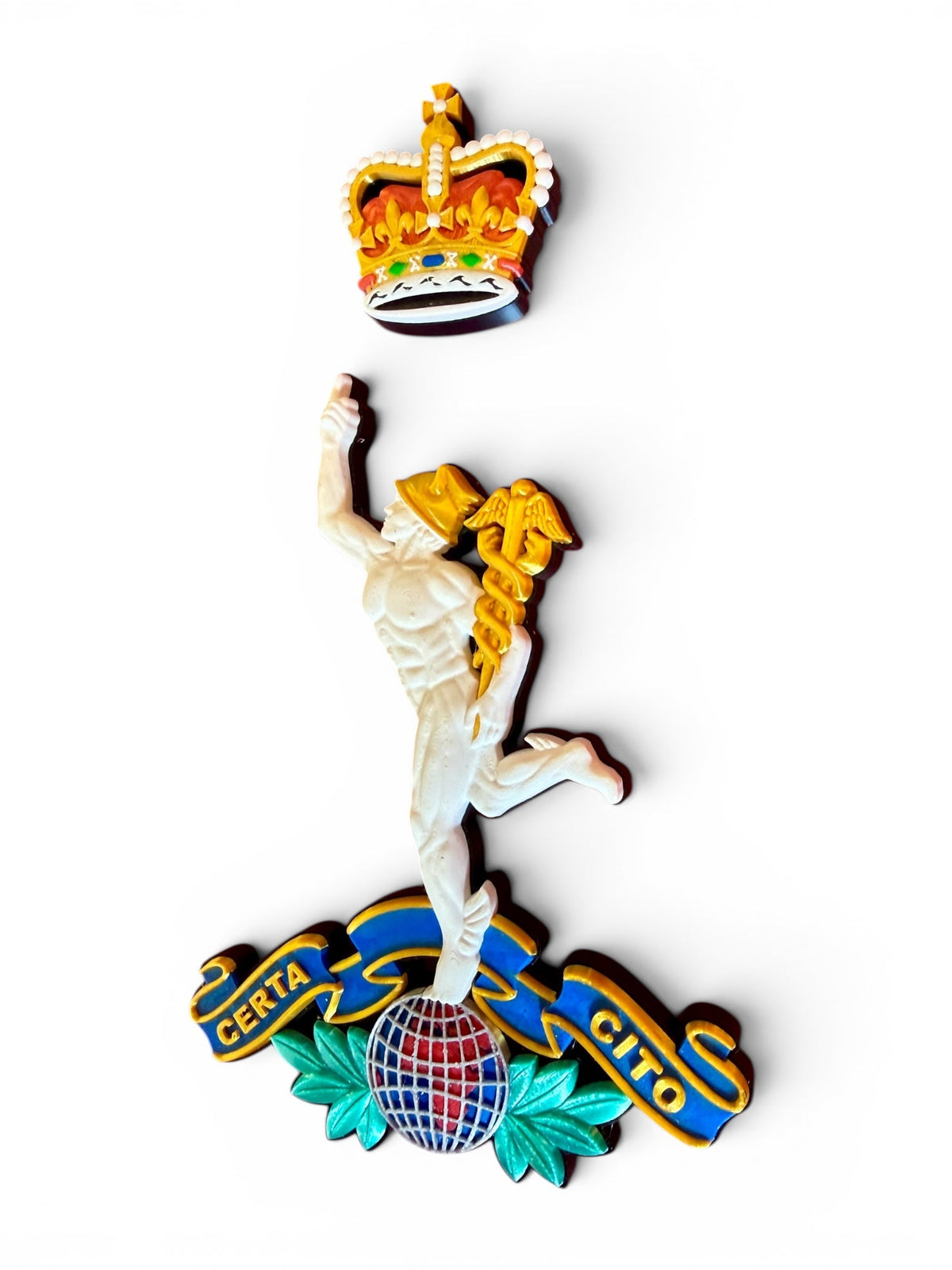 Royal Corps of Signals Queen's Crown Cap Badge | Officially Licensed