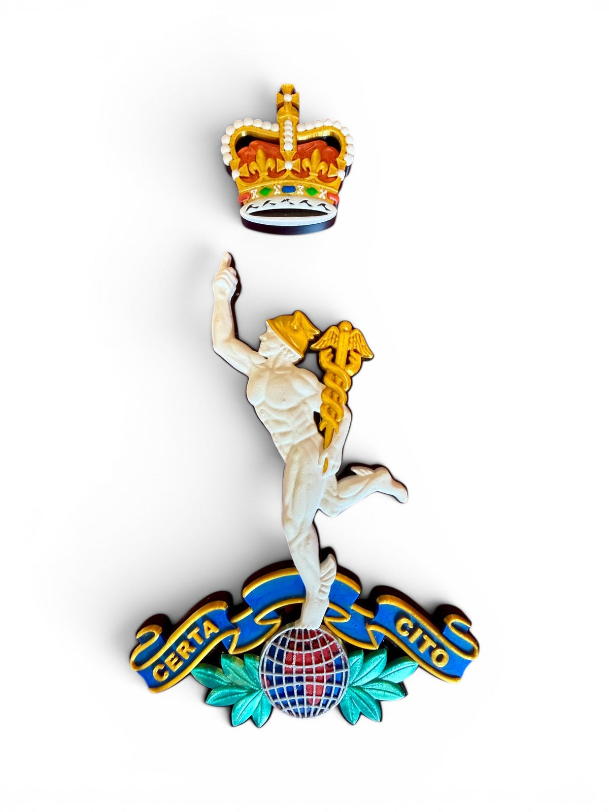 Royal Corps of Signals Queen's Crown Cap Badge | Officially Licensed
