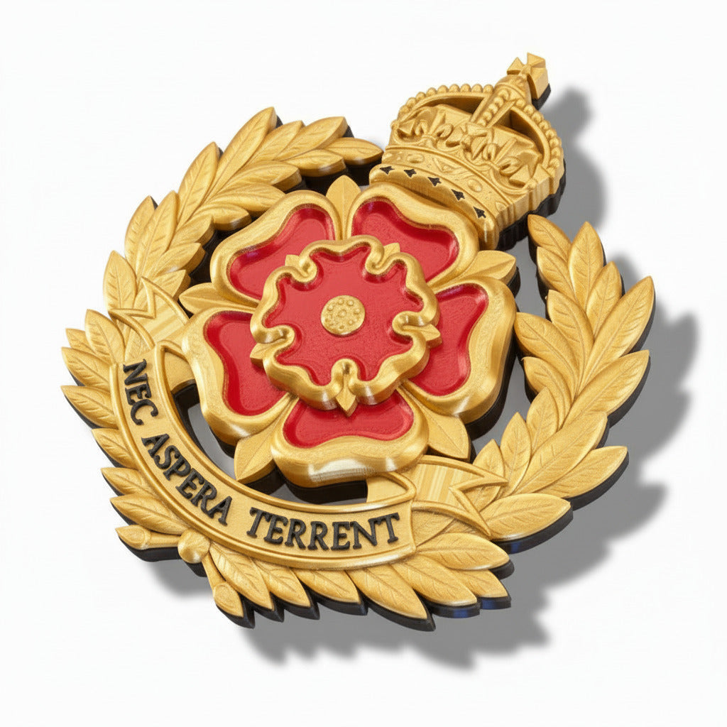 Duke of Lancaster's Regiment King's Crown Cap Badge | Officially Licensed