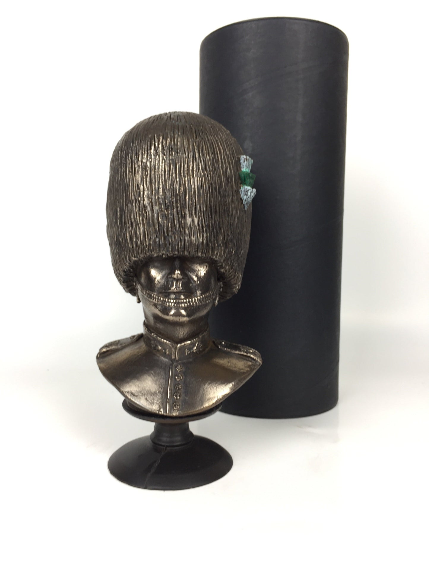 Welsh Guard Bust Cold Cast Bronze Military Statue Sculpture