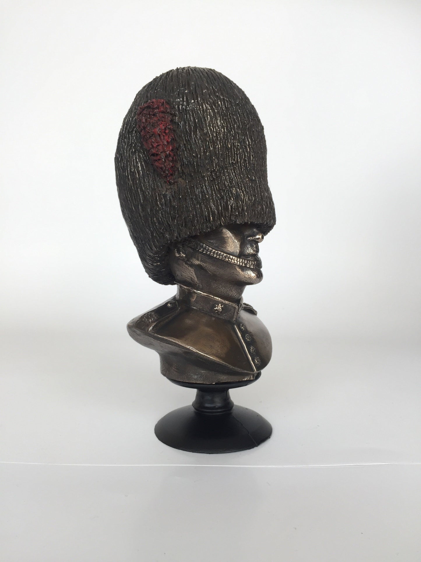 Coldstream Guard Bust, Cold Cast Bronze Military statue.