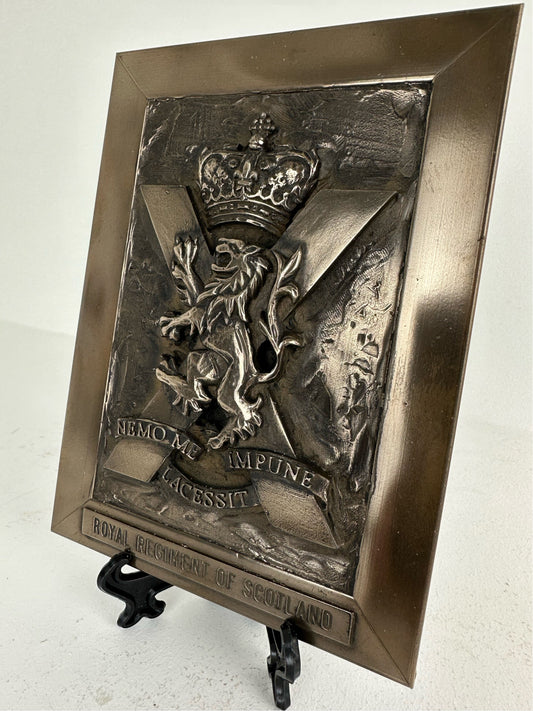 Royal Regiment of Scotland – Large Cold Cast Bronze Plaque