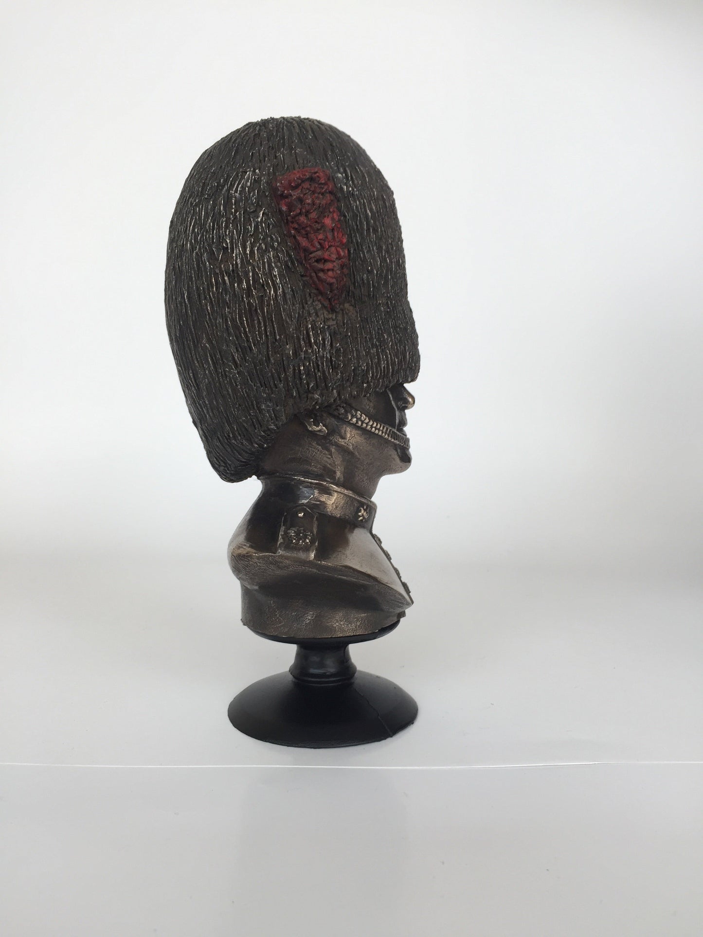 Coldstream Guard Bust, Cold Cast Bronze Military statue.