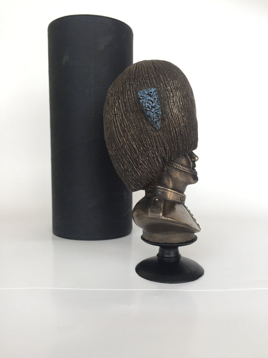 Irish Guards Bust, Cold Cast Bronze Military Statue