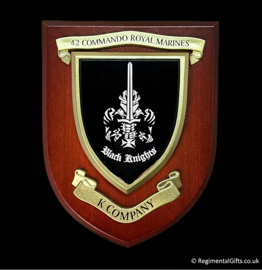 K Coy - 42 Commando RM - Wall Shield Plaque | MOD Licensed Seller