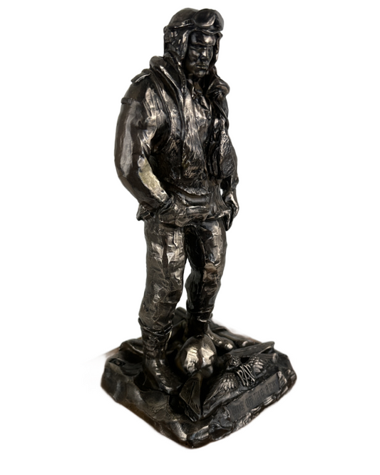 RAF WW2 Fighter Pilot – Cold Cast Bronze Military Statue
