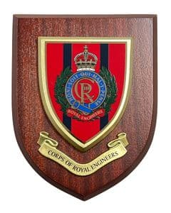 Royal Engineers (Corps of Royal Engineers) (RE) (KC) - Wall Shield Plaque | MOD Licensed Seller