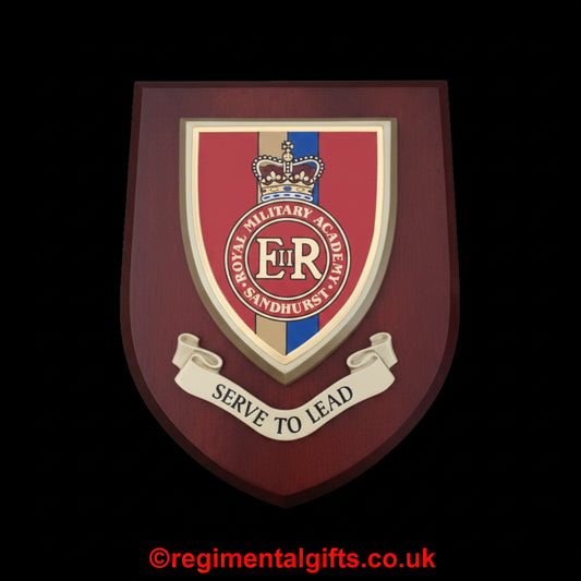 Royal Military Academy Sandhurst (RMAS) - Wall Shield Plaque | MOD Licensed Seller
