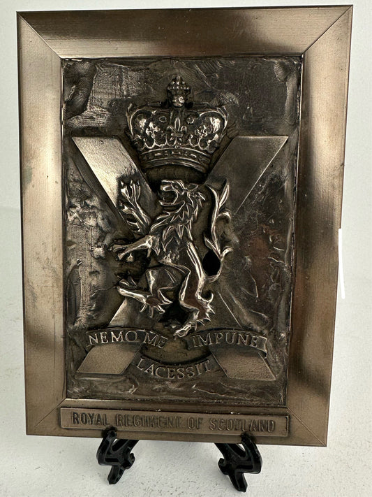 Royal Regiment of Scotland – Large Cold Cast Bronze Plaque