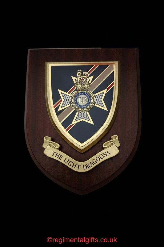The Light Dragoons - Wall Shield Plaque | MOD Licensed Seller