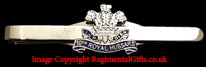 10th Hussars  Tie Bar