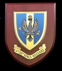 14th/20th King's Hussars (14/20) Wall Shield Plaque