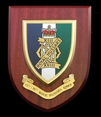 13th/18th Royal Hussars (13/18) Wall Shield Plaque