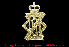 13th/18th Royal Hussars (13/18) Cap Badge