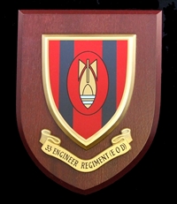 33 Engineer Regiment (EOD) Royal Engineers (Corps Of Royal Engineers) (RE) Wall Shield Plaque