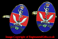 Queens Gurkha Signals Cufflinks