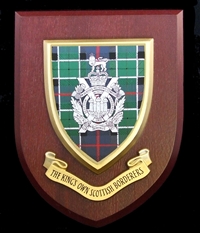 The King's Own Scottish Borderers (KOSB) Wall Shield Plaque