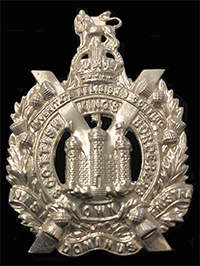 The King's Own Scottish Borderers (KOSB) (KC) Cap Badge