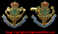 Queen's Own Highlanders (Seaforths & Camerons) (QOH) Cufflinks