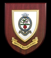 The Princess Of Wales's Royal Regiment (PWRR) Wall Shield Plaque