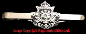 The East Surrey Regiment Tie Bar