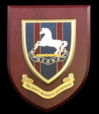 The King's Regiment (Liverpool) Wall Shield Plaque