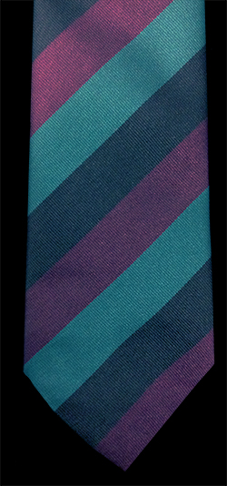 The Queens Lancashire Regiment Striped Tie