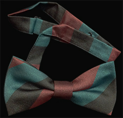 The Queens Lancashire Regiment Striped Bow Tie