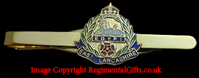 The East Lancashire Regiment Tie Bar