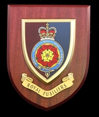 The Royal Fusiliers (City Of London  Regiment) Wall Shield Plaque