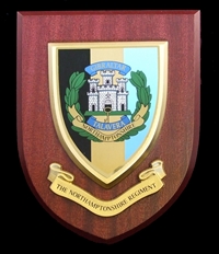 The Northamptonshire Regiment Wall Shield Plaque