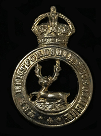 The Hertfordshire Regiment Cap Badge