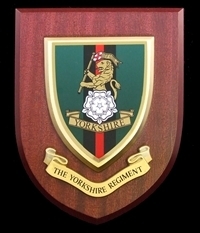 The Yorkshire Regiment Wall Shield Plaque