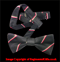 The Royal Regiment Of Wales (RRW) Striped Bow Tie