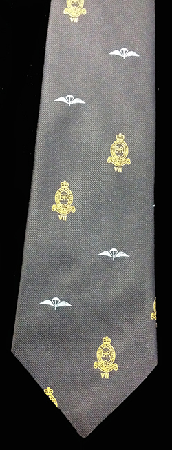 7 Parachute Regiment Royal Horse Artillery (RHA) Motif Tie