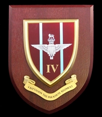 4 Battalion The Parachute Regiment Wall Shield Plaque