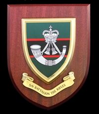 5th Battalion The Rifles Wall Shield Plaque