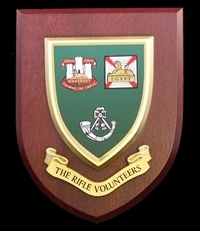 The Rifle Volunteers Wall Shield Plaque